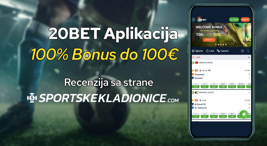 20bet Kladioničarska mobilna aplikacija