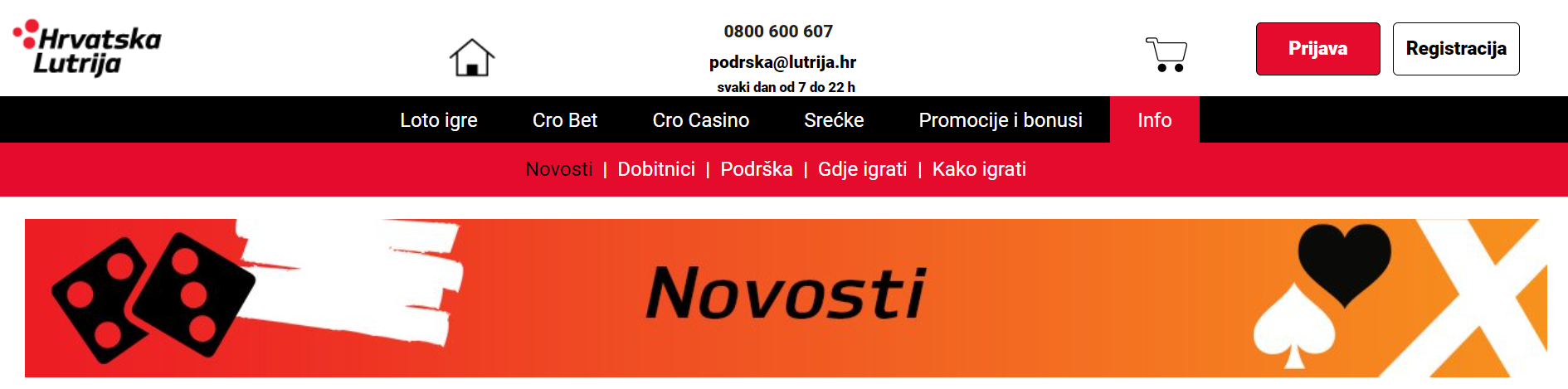 Službena web stranica HL kladionica